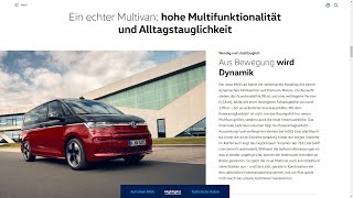 Volkswagen Der Neue T7 Energetic Konfigurator [upl. by Alvis]