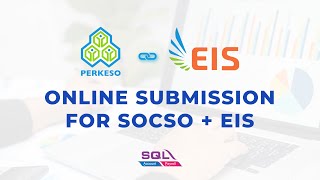 Combine submission for SOCSO amp EIS to PERKESO  SQL Payroll Software [upl. by Ttenrag]