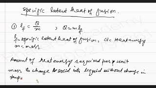 SPECIFIC LATENT HEAT OF FUSION AND VAPOURISATION IN URDU  HINDI [upl. by Bradski661]