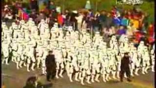 Star Wars at the Rose Parade 2007 Darth Vader marches with the 501st [upl. by Acinahs]