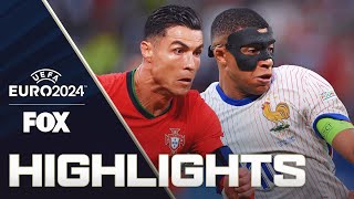 Portugal vs France Highlights  UEFA Euro 2024  Quarterfinals [upl. by Kcarb858]