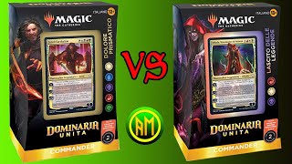 Commander Dominaria Unita Sfida  Dolore Prismatico🟢🔴⚫🔵⚪ VS Lascito delle Leggende🔴⚪⚫ MTG ITALIA [upl. by Aydan265]