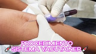 🔴DEMOSTRACIÓN 💉SISTEMA VACUTAINER 🩸Toma de Muestra Sanguínea Cofia Educativa [upl. by Yajeet]