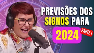 PREVISÕES DOS SIGNOS PARA 2024  Márcia Sensitiva Parte 1 [upl. by Ndnarb]