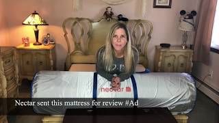 Nectar Sleep Memory Foam Mattress Unboxing and review [upl. by Deadman265]