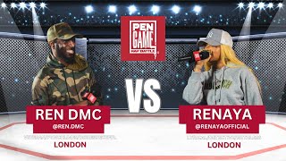 REN DMC Vs RENAYA  PenGame Rap Battle 2023 [upl. by Dwain]