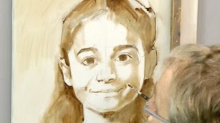 Learn how to start a portrait in oil Ben Lustenhouwer [upl. by Nester860]