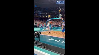 Steph Curry leads Team USA out of the tunnel for warmups in first Olympics game 🤩  NBC Sports Ba [upl. by Jonah]