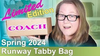 COACH Spring 2024 Runway Tabby Handbag Unboxing Limited Edition  Autumn Beckman [upl. by Bowra]