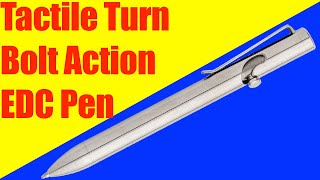 Tactile Turn Titanium Bolt Action EDC Pen  Unboxing [upl. by Theresa]