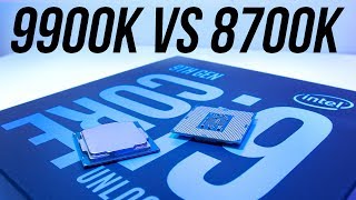 Intel i99900K vs i78700K  Best Gaming CPU [upl. by Siraf85]