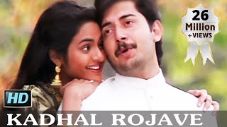 Kadhal Rojave  A R Rahman  Arvind Swamy Madhoo  Roja 1992  Tamil Video Song [upl. by Anned]