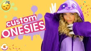 DIY Custom Onesies Unicorns Pikachu Sloth Onesies  GoldieBlox [upl. by Celik401]