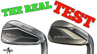 THE REAL TEST TAYLORMADE QI IRON V STEALTH IRON  QIS BIGGEST TEST [upl. by Ardyaf]