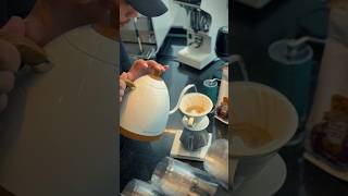 Let’s makepour overV60 coffee barista coffee brew filtercoffee [upl. by Ahsekam]