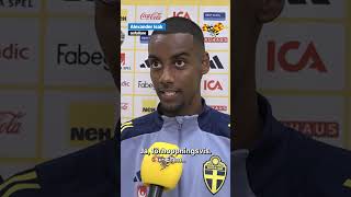 Joel undrar om Alexander Isak kommer tillbaka till Gnaget sport nyheter fotboll [upl. by Ettenor]