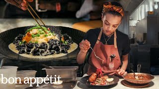 A Day With the Executive Chef at NYC’s Hottest Seafood Restaurant  On The Line  Bon Appétit [upl. by Yevi602]