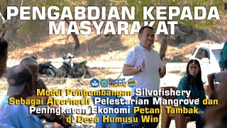 DOSEN UNIMOR GELAR PKM MODEL PENGEMBANGAN SILVOFISHERY SEBAGAI ALTERNATIF PELESTARIAN MANGROVE [upl. by Hedley]