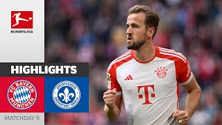 Kane with 56MGoal  FC Bayern München  Darmstadt 98 80  Highlights  Matchday 9 – 202324 [upl. by Tufts]