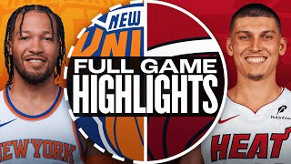 KNICKS at HEAT  FULL GAME HIGHLIGHTS  October 30 2024 [upl. by Lewellen]