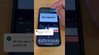 How to EXPORT 4K in CapCut [upl. by Agostino]