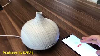 Aroma Diffuser Work With Tuya App Wireless Control Smart Home Diffuser [upl. by Riva]