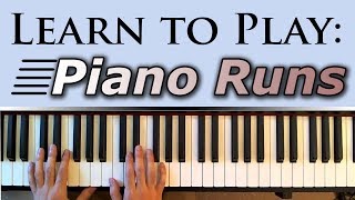 Learn to Play Fast Piano Runs Fills [upl. by Alben]