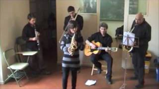 2009 petite fleur JOAN CHAMORRO BASS SAX QUINTET amp ANDREA MOTIS  13 AÑOS [upl. by Naga]