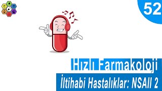 İLTİHABİ HASTALIKLAR NSAII 2  Hızlı Farmakoloji 52 [upl. by Nesahc769]