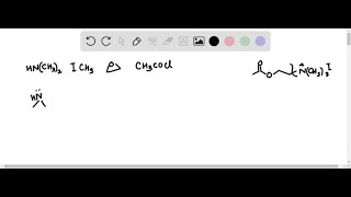 Outline a synthesis of acetylcholine iodide using dimethylamine oxirane iodomethane and acetyl c… [upl. by Ydnik]