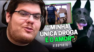 CASIMIRO REAGE AEROPORTO  SABIA QUE DA PRA ADOTAR O CACHORRO DA FEDERAL  Cortes do Casimito [upl. by Oecam]