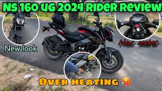 Ns 160 2024 ug rider review after first service new bike mantaince points ns160 [upl. by Ennovart]