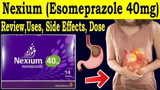 Review Nexium 40 mg capsule uses in Urdu Hindi  Esomeprazole 40mg 20mg  Uses Side Effects Dose [upl. by Bartlett]