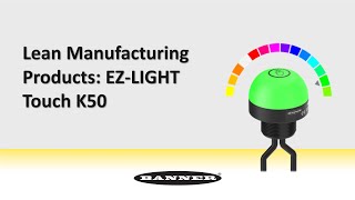 Lean Manufacturing Products Banner EZLIGHT Touch K50 [upl. by Nimref]