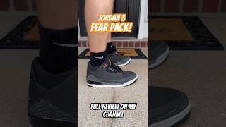 Jordan 3 Fear Pack Full review on my channel jordan shoes jordan3 review [upl. by Ylahtan]