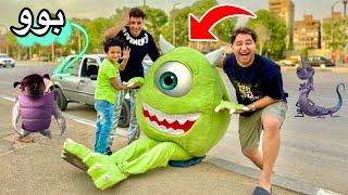 مارد وشوشني نايم في شارع 😳 بيدور علي بوو 💔 Mike Wazowski ؟؟🥺 [upl. by Twum817]