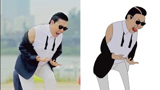 PSY  GANGNAM STYLE Song Meme [upl. by Tur]