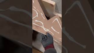 Template and good tips for stairs installation 👉 Gpr3Carpentry🔨 carpentry tools tips viral [upl. by Niraj656]