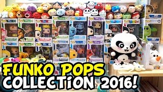 Funko Pop Collection 2016  Disney Cartoon Network Marvel and MORE [upl. by Ahsekin]