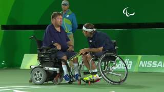 Wheelchair Tennis  USA v ISR  Quad Doubles Semifinals  Rio 2016 Paralympic Games [upl. by Fredelia]