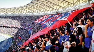 Moja la camiseta como yo sobre el tablon  Final copa chile 2017 [upl. by Jethro]