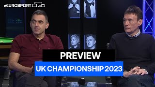 quotWIDE OPENquot 🔥  Snooker legends Ronnie OSullivan amp Jimmy White preview the 2023 UK Championship 😎 [upl. by Kaufman]