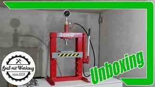 Holzmann HydraulikPresse Unboxing amp Zusammenbau [upl. by Benedikt]