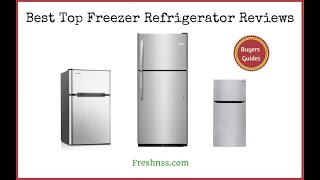 Best Top Freezer Refrigerator Reviews 2022 Buyers Guide [upl. by Staley]