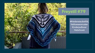 Freystil 79  friedenstaubeKALDreieckstuch Kinderpullover mit Pferdemotiv Halloween [upl. by Lehcear]