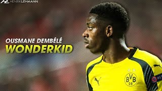 19 Year Old Ousmane Dembélé  Dortmund  Goals amp Skills [upl. by Blinnie]