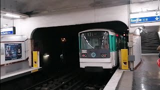 MF67  Ligne 3 Métro de Paris  Porte de Bagnolet [upl. by Noell583]