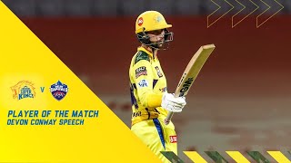 Devon Conway  The Man of the Match  Chennai Super Kings vs Delhi Capitals [upl. by Narad]