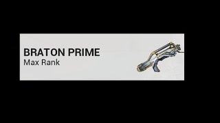 Warframe  Braton Prime Build Test Lvl 200 Enemi [upl. by Anikas]