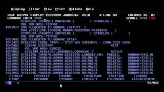 Basics of Running COBOL  JCL and Checking Output on IBM Mainframe [upl. by Dorcia]